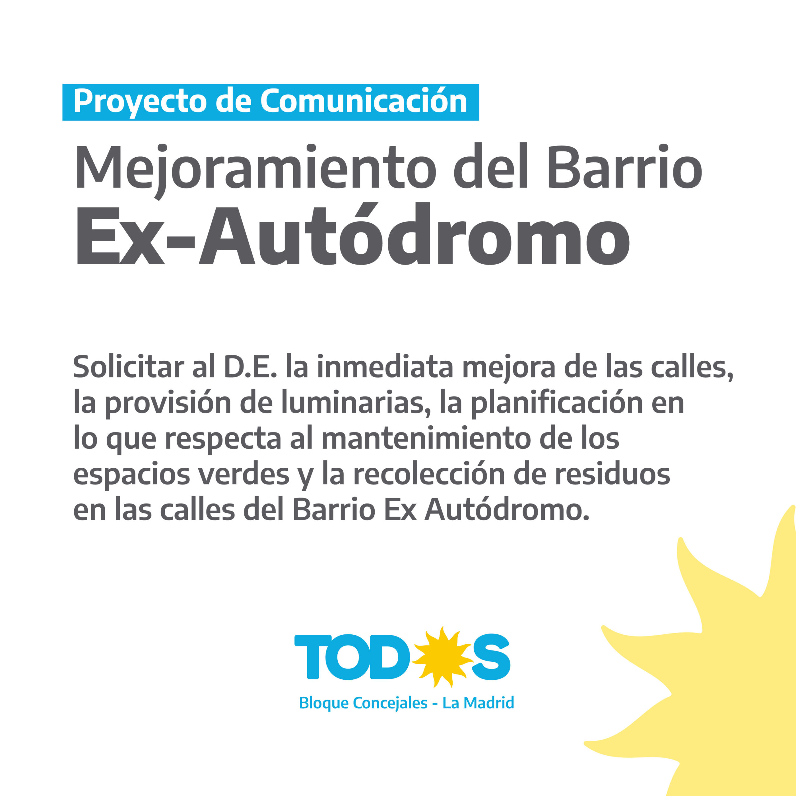 Mejoras en el Barrio Ex-Autódromo