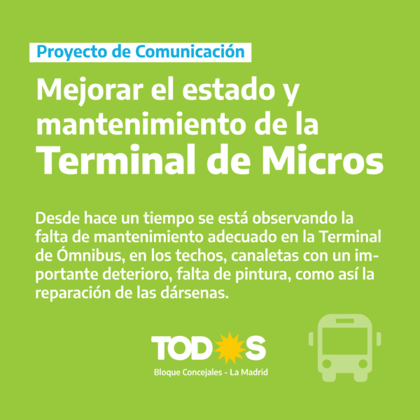 Mejoras en la terminal de Micros «Marcos Mora»