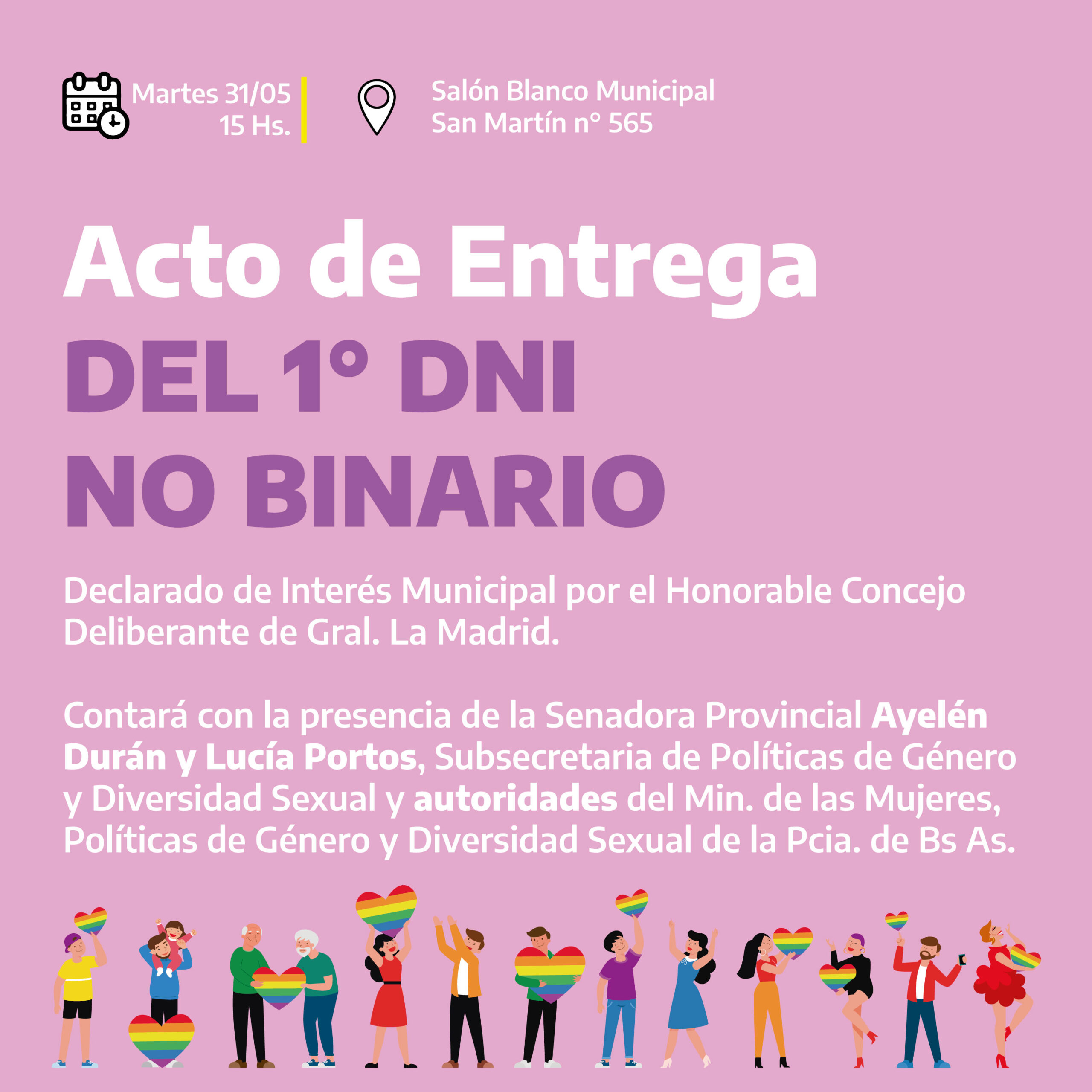 Entrega del Primer DNI No Binario