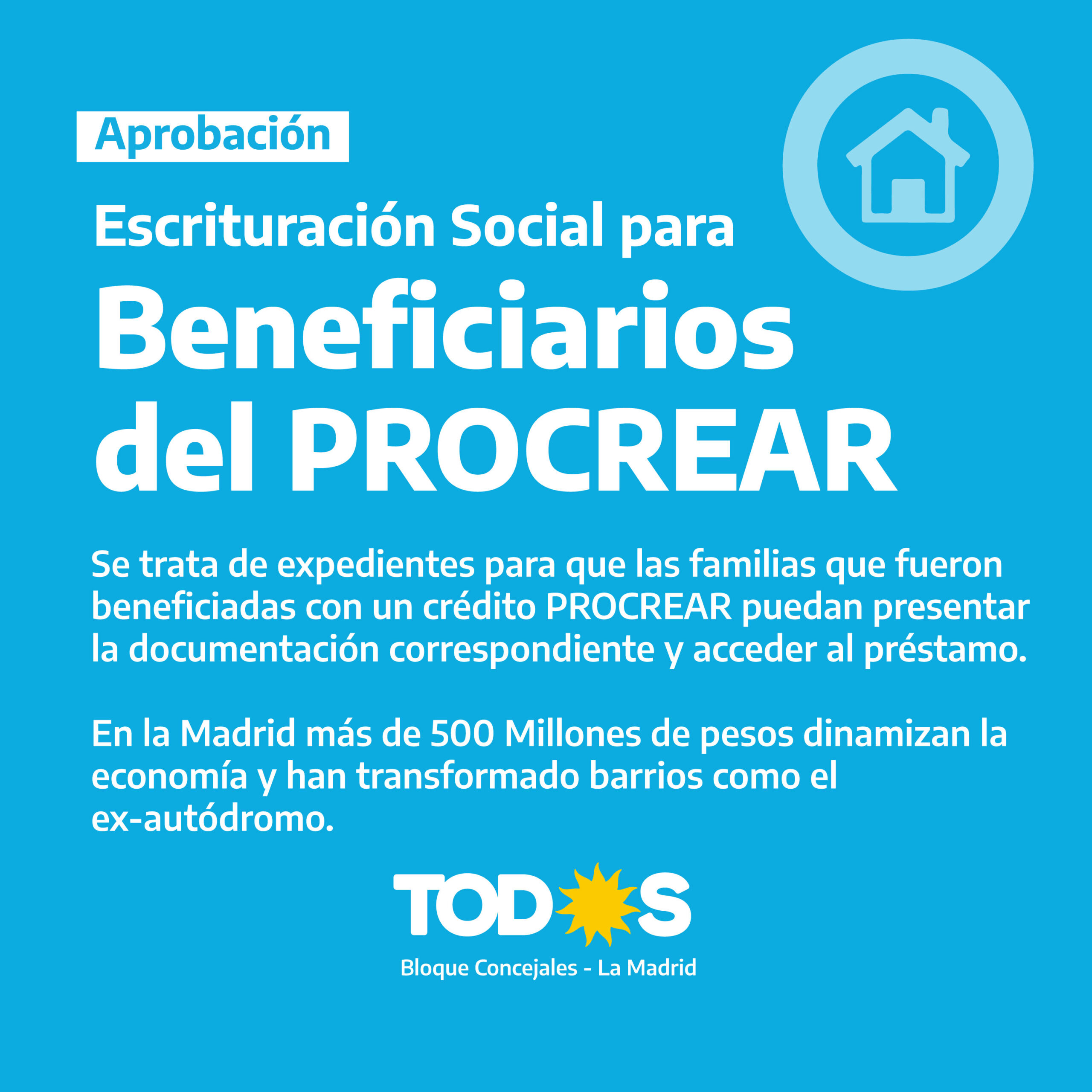 Escrituración Social para beneficiarios del PROCREAR