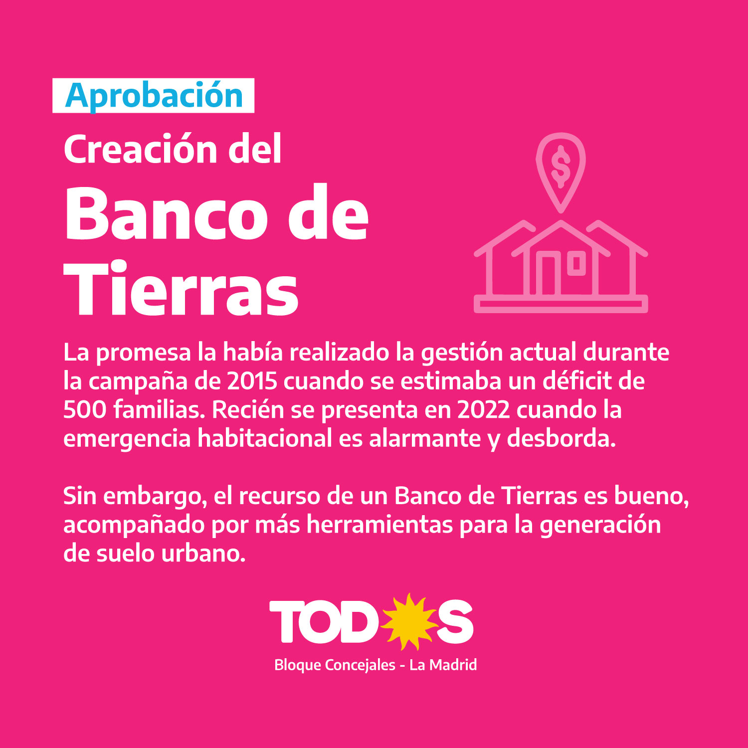 Creación del Banco de Tierras
