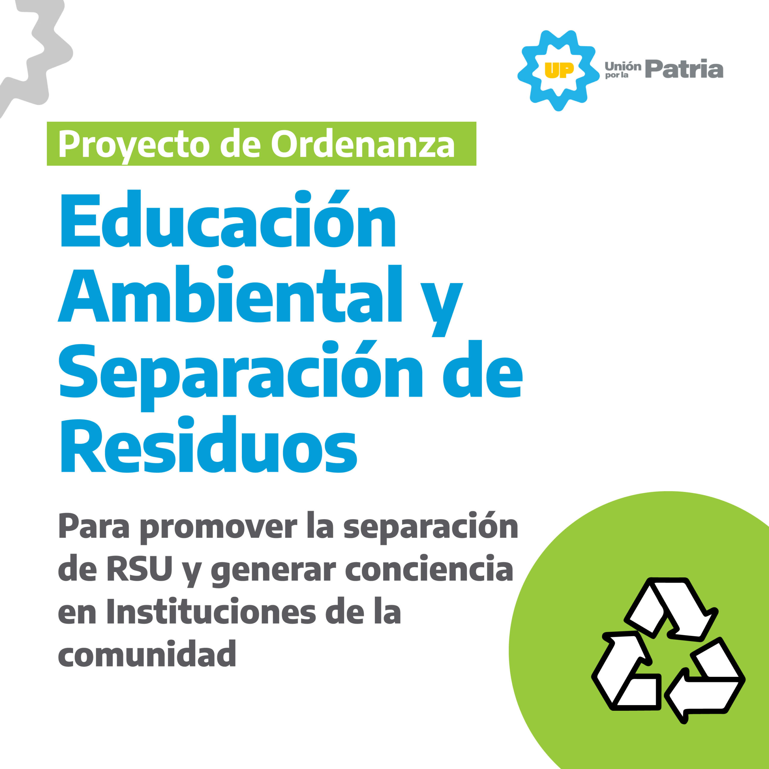 Educación Ambiental y Separación de RSU