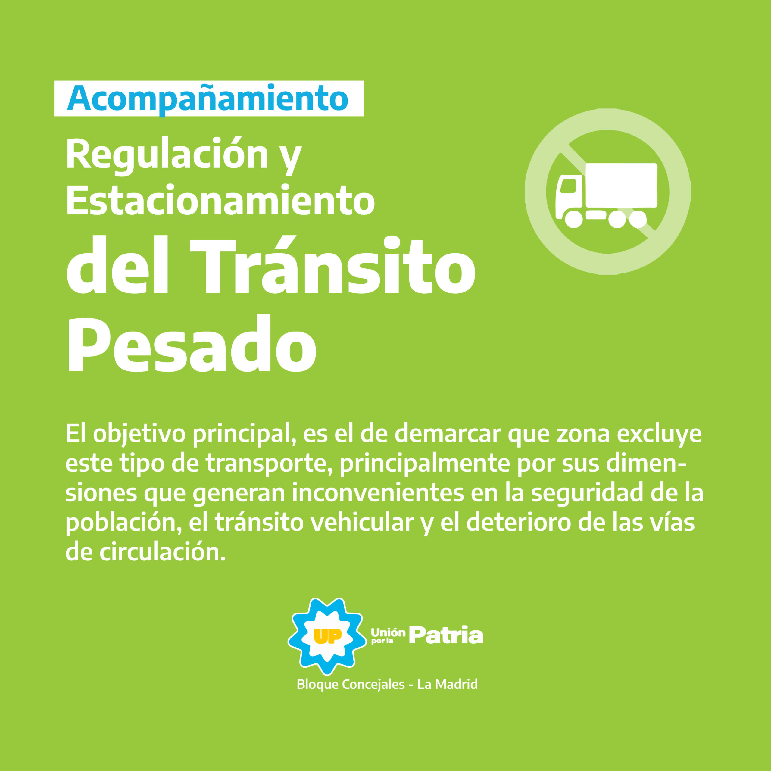 Reglamentación del Tránsito Pesado