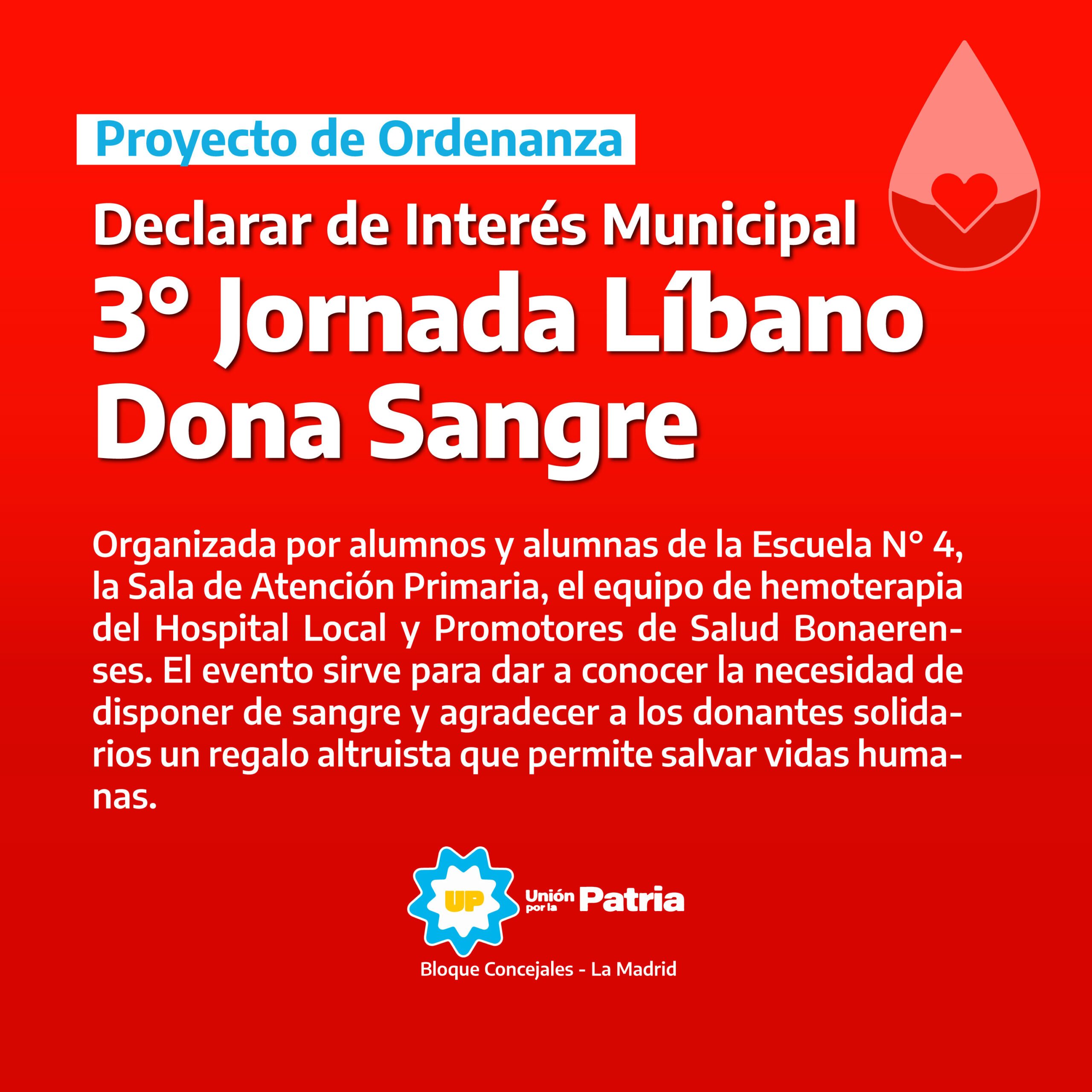 Líbano Dona Sangre