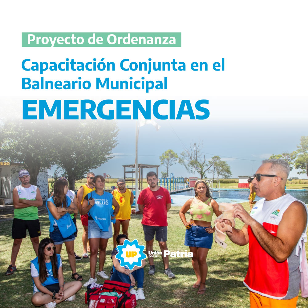 Capacitación Conjunta en el Balneario Municipal