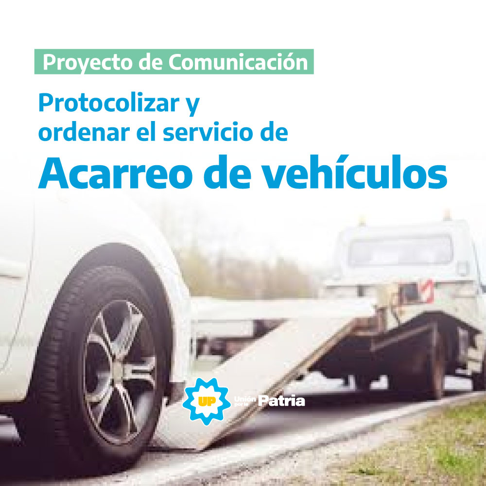 Acarreo de vehículos: Protocolizar y ordenar el servicio para mejorar los controles de tránsito