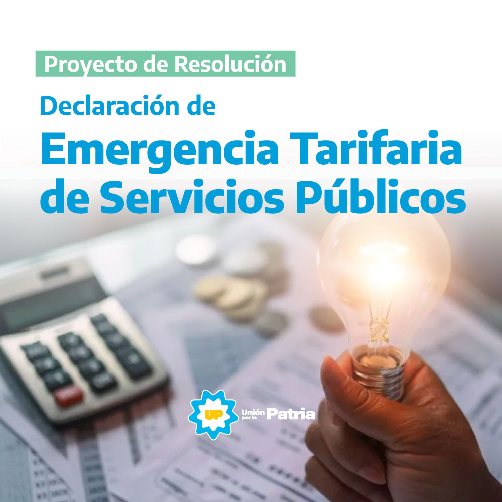 Escudero pidió declarar la emergencia tarifaria en La Madrid ante los aumentos de luz, gas y agua